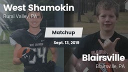 Matchup: West Shamokin vs. Blairsville  2019