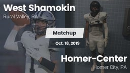 Matchup: West Shamokin vs. Homer-Center  2019