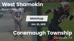 Matchup: West Shamokin vs. Conemaugh Township  2019