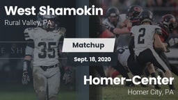 Matchup: West Shamokin vs. Homer-Center  2020