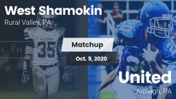 Matchup: West Shamokin vs. United  2020