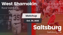 Matchup: West Shamokin vs. Saltsburg  2020