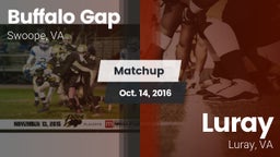Matchup: Buffalo Gap vs. Luray  2016