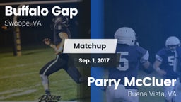 Matchup: Buffalo Gap vs. Parry McCluer  2017