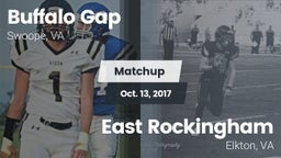 Matchup: Buffalo Gap vs. East Rockingham  2017