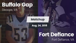 Matchup: Buffalo Gap vs. Fort Defiance  2018