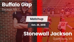 Matchup: Buffalo Gap vs. Stonewall Jackson  2018