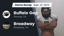 Recap: Buffalo Gap  vs. Broadway  2019