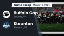 Recap: Buffalo Gap  vs. Staunton  2021