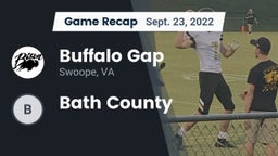 Recap: Buffalo Gap  vs. Bath County   2022