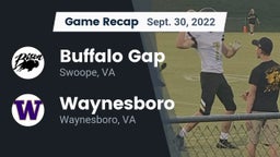 Recap: Buffalo Gap  vs. Waynesboro  2022