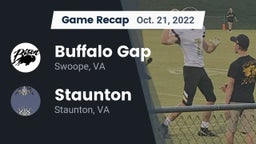 Recap: Buffalo Gap  vs. Staunton  2022