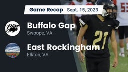Recap: Buffalo Gap  vs. East Rockingham  2023