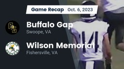 Recap: Buffalo Gap  vs. Wilson Memorial  2023