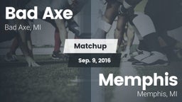 Matchup: Bad Axe vs. Memphis  2016