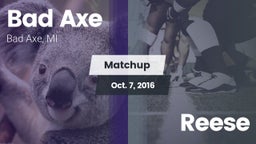 Matchup: Bad Axe vs. Reese 2016