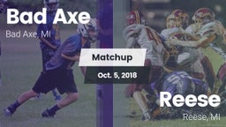 Matchup: Bad Axe vs. Reese  2018