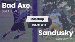 Matchup: Bad Axe vs. Sandusky  2018
