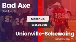 Matchup: Bad Axe vs. Unionville-Sebewaing  2019