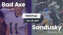 Matchup: Bad Axe vs. Sandusky  2019