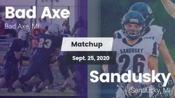 Matchup: Bad Axe vs. Sandusky  2020