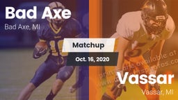 Matchup: Bad Axe vs. Vassar  2020