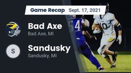 Recap: Bad Axe  vs. Sandusky  2021