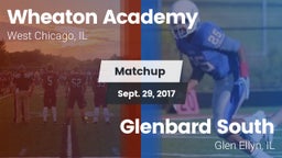 Matchup: Wheaton Academy vs. Glenbard South  2017
