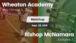 Matchup: Wheaton Academy vs. Bishop McNamara  2018