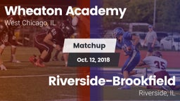 Matchup: Wheaton Academy vs. Riverside-Brookfield  2018