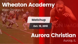 Matchup: Wheaton Academy vs. Aurora Christian  2018