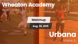 Matchup: Wheaton Academy vs. Urbana  2019