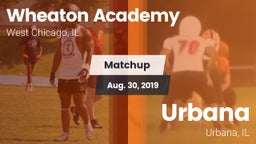 Matchup: Wheaton Academy vs. Urbana  2019