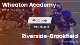 Matchup: Wheaton Academy vs. Riverside-Brookfield  2019