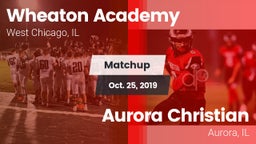 Matchup: Wheaton Academy vs. Aurora Christian  2019