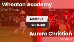 Matchup: Wheaton Academy vs. Aurora Christian  2019