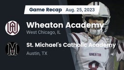 Recap: Wheaton Academy  vs. St. Michael's Catholic Academy 2023