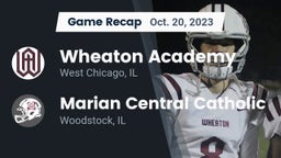 Recap: Wheaton Academy  vs. Marian Central Catholic  2023