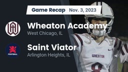 Recap: Wheaton Academy  vs. Saint Viator  2023