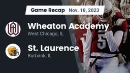 Recap: Wheaton Academy  vs. St. Laurence  2023