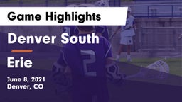Denver South  vs Erie  Game Highlights - June 8, 2021