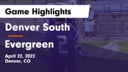 Denver South  vs Evergreen  Game Highlights - April 22, 2022