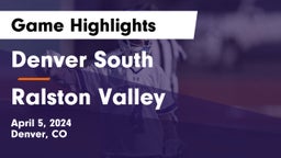 Denver South  vs Ralston Valley  Game Highlights - April 5, 2024