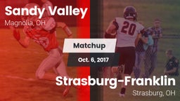 Matchup: Sandy Valley vs. Strasburg-Franklin  2017