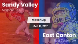 Matchup: Sandy Valley vs. East Canton  2017