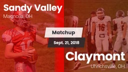 Matchup: Sandy Valley vs. Claymont  2018