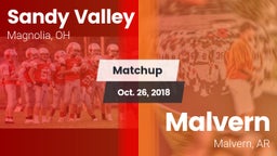 Matchup: Sandy Valley vs. Malvern  2018