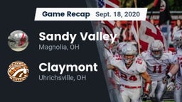 Recap: Sandy Valley  vs. Claymont  2020