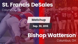 Matchup: St. Francis de Sales vs. Bishop Watterson  2016