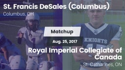 Matchup: St. Francis DeSales vs. Royal Imperial Collegiate of Canada 2017